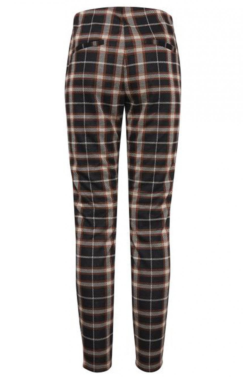 Check Print Trousers