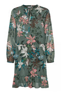 Chiffon Floral Swing Dress