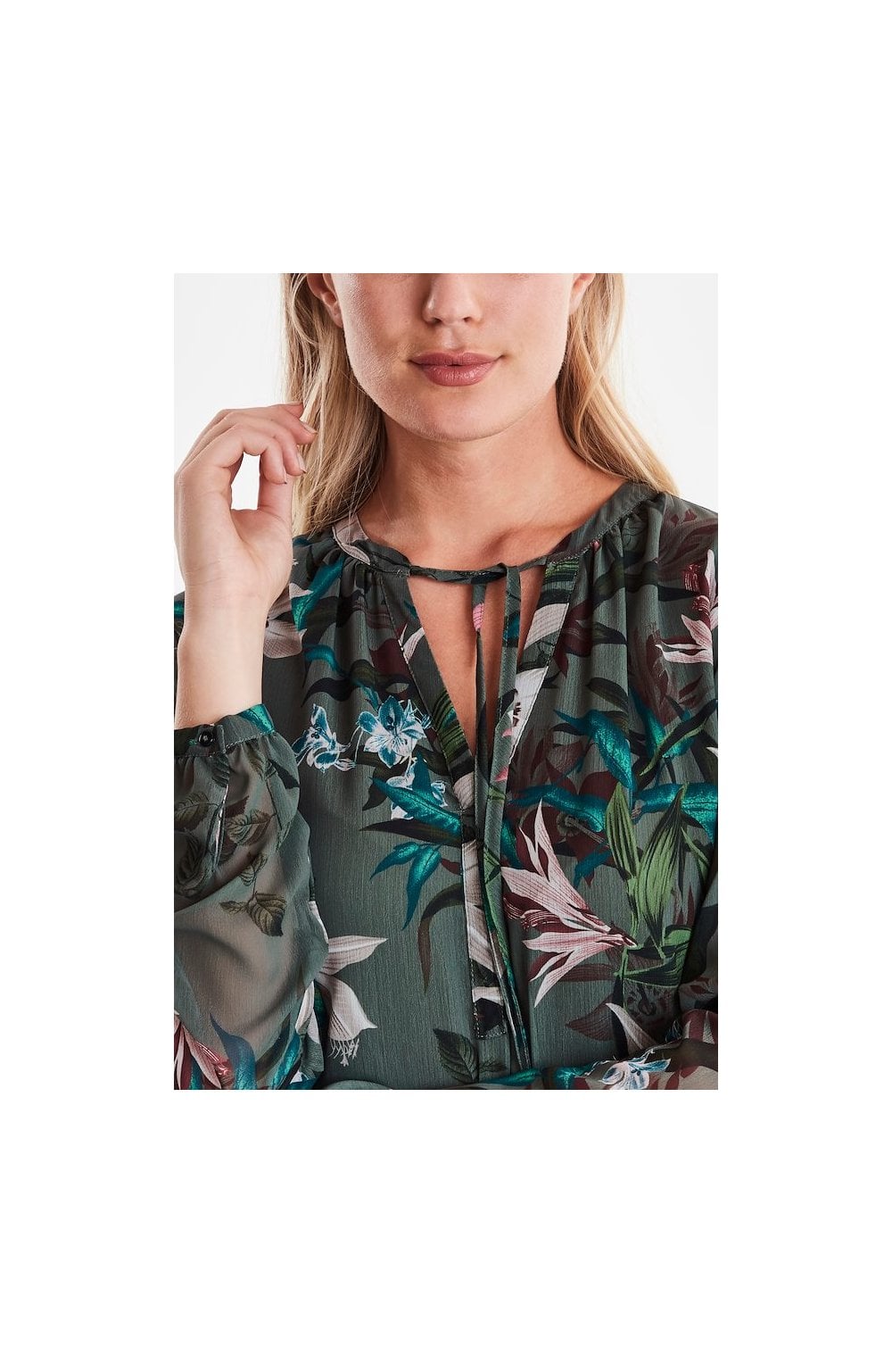Chiffon Floral Swing Dress