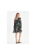 Chiffon Floral Swing Dress