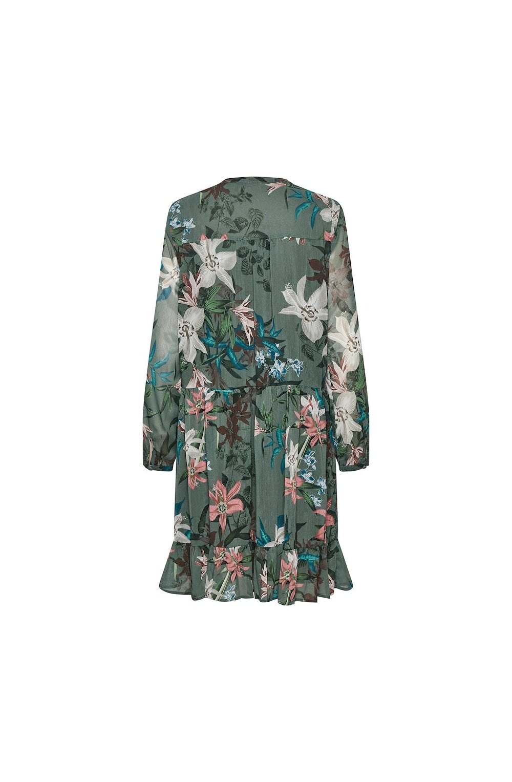 Chiffon Floral Swing Dress