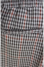 Chocolate Check Print Trousers