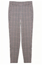 Chocolate Check Print Trousers