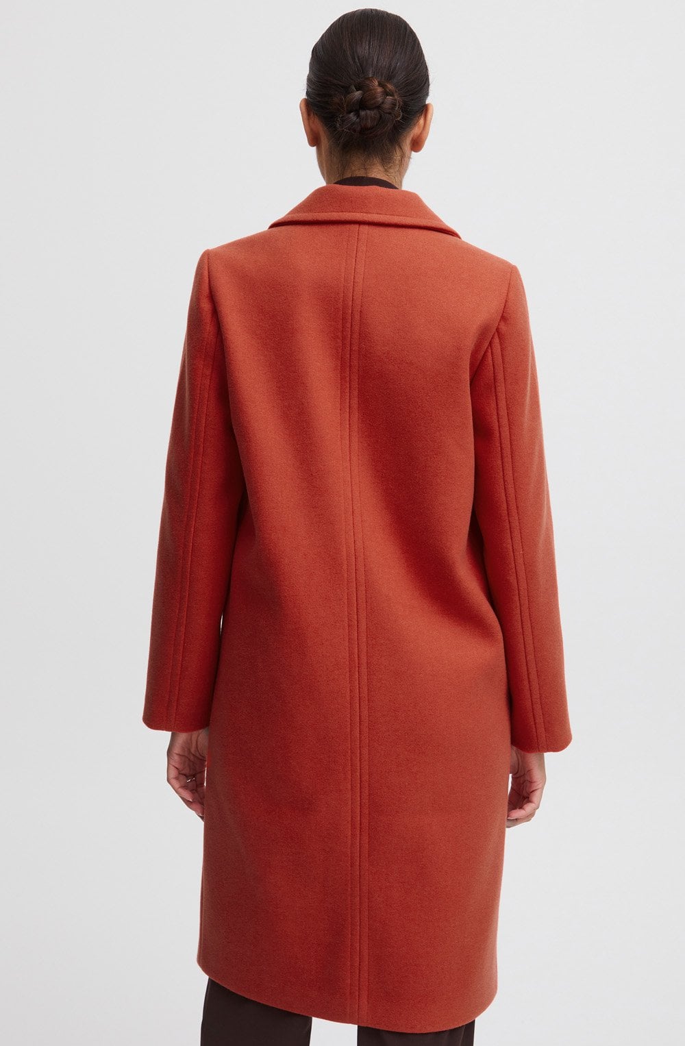 Cilia Aurora Red Double Button Coat