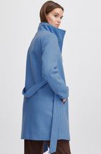Cilia Provence Blue Belted Coat