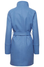 Cilia Provence Blue Belted Coat