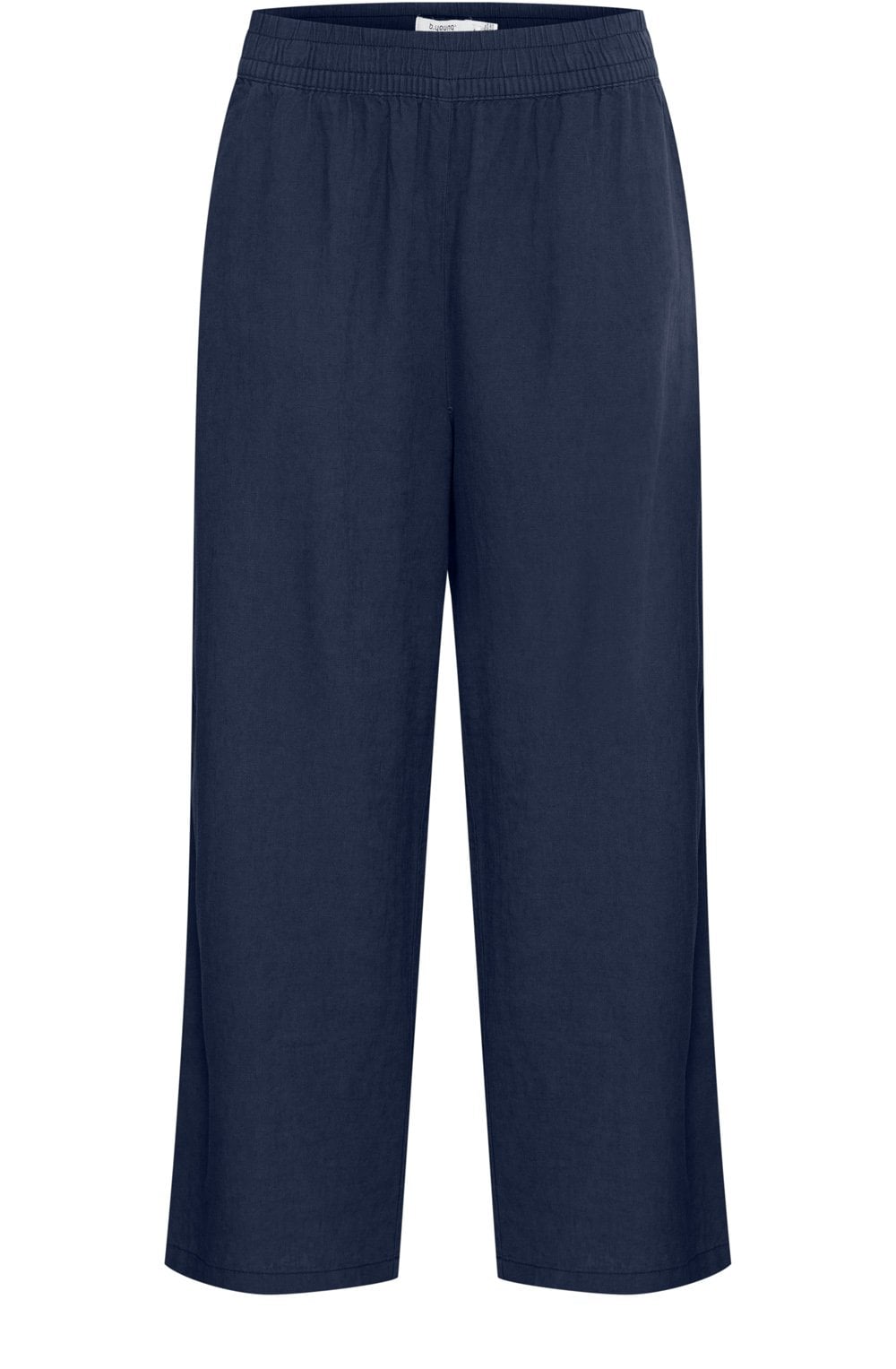 Copenhagen Night Linen Mix Cropped Trousers