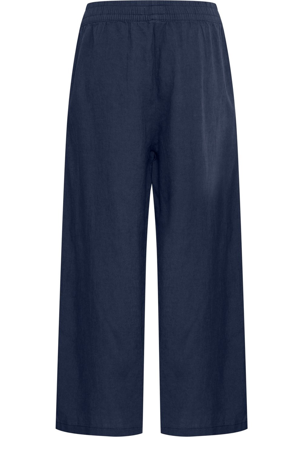 Copenhagen Night Linen Mix Cropped Trousers