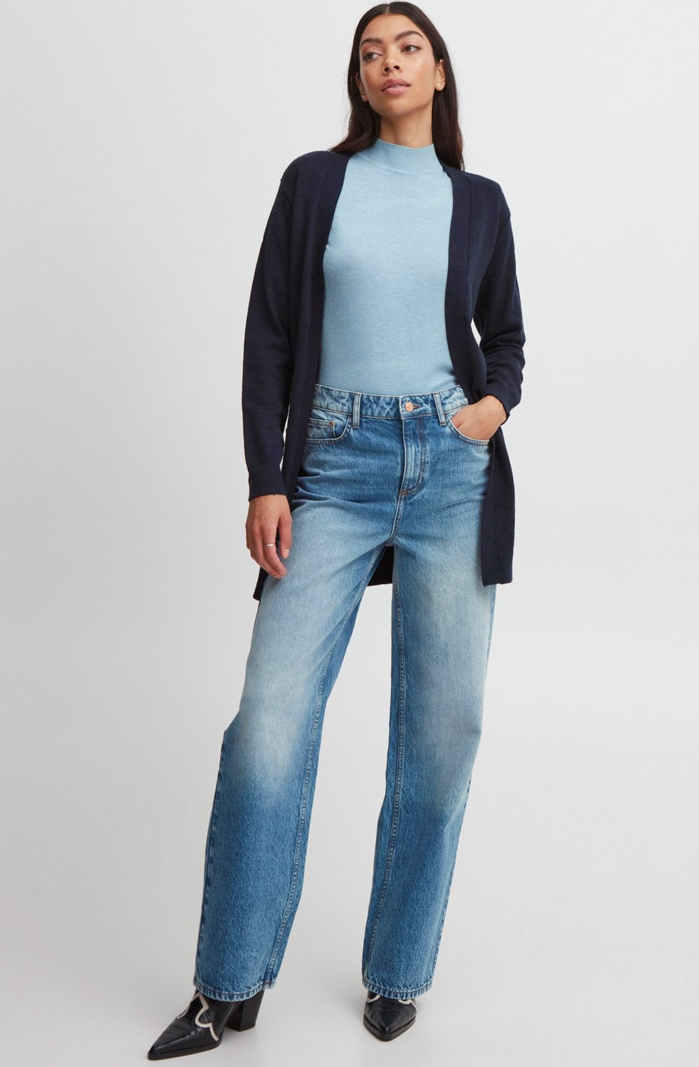 Copenhagen Night Nonina Open Front Cardigan