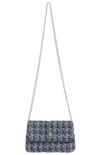 Copenhagen Night Textured Tweed Quilted Bag