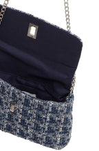 Copenhagen Night Textured Tweed Quilted Bag