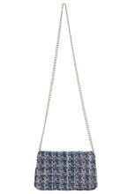 Copenhagen Night Textured Tweed Quilted Bag