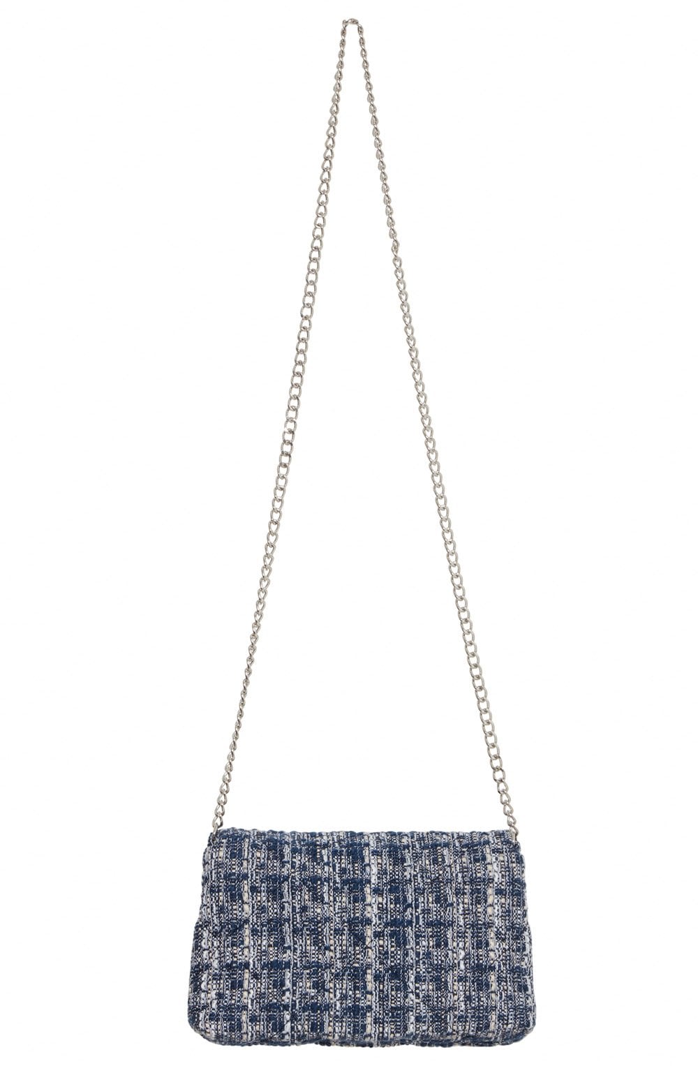 Copenhagen Night Textured Tweed Quilted Bag
