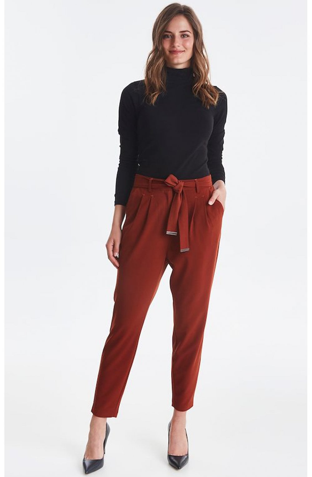Copper High Waisted Trousers