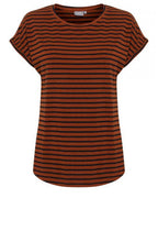 Copper Striped Jersey T Shirt