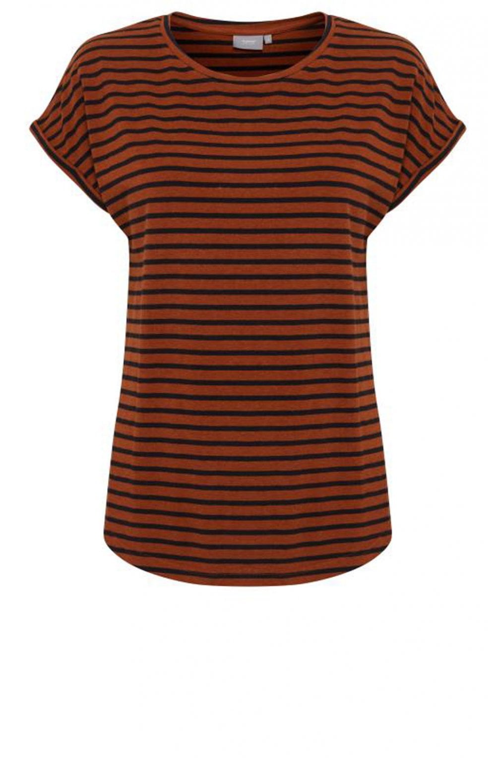 Copper Striped Jersey T Shirt