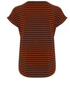Copper Striped Jersey T Shirt