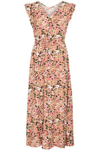 Coral Blush Joella Frill Maxi Dress