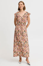 Coral Blush Joella Frill Maxi Dress
