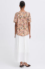 Coral Blush Round Neck Blouse