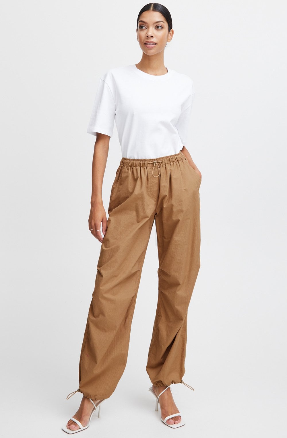 Dafie Tiger's Eye Parachute Trousers