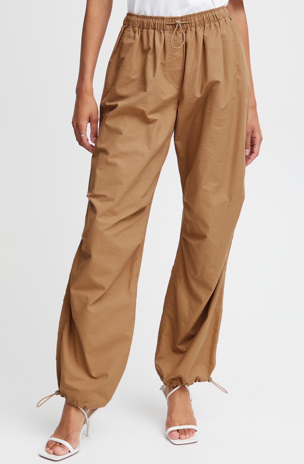 Dafie Tiger's Eye Parachute Trousers