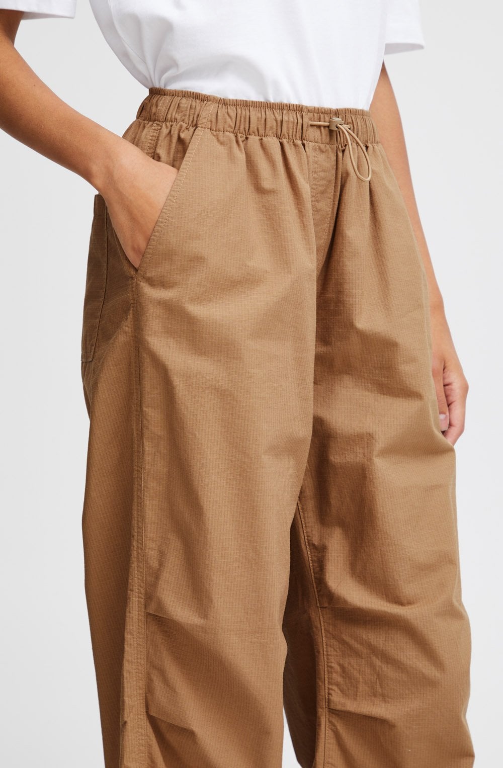 Dafie Tiger's Eye Parachute Trousers