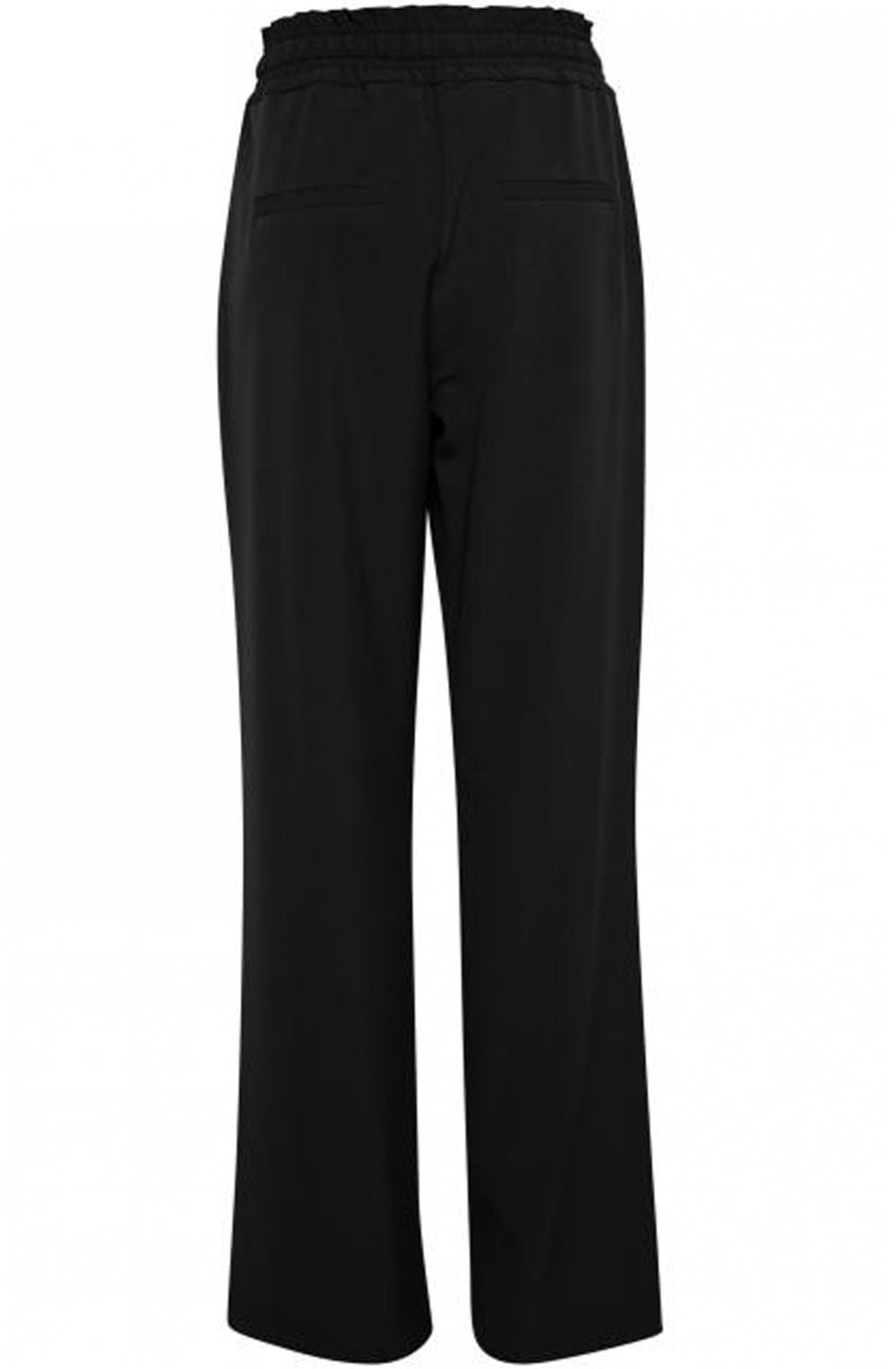 Danta Black Drawstring Casual Trousers