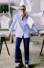 Danta Medieval Blue Wide Leg Trousers