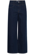 Dark Blue Denim Komma Wide Leg Jeans