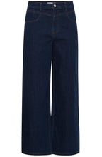 Dark Blue Denim Komma Wide Leg Jeans