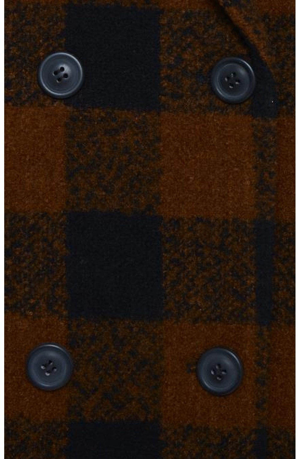 Dark Copper Check Coat