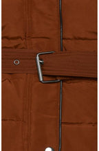 Dark Copper Quilted Coat