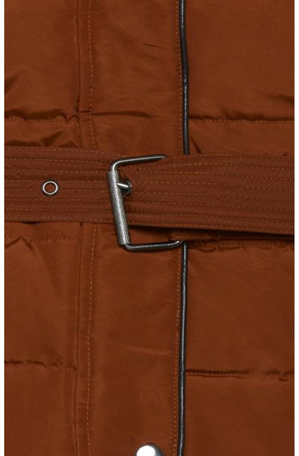 Dark Copper Quilted Coat