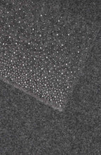 Dark Grey Diamante Detail Scarf