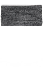 Dark Grey Diamante Knitted Headband