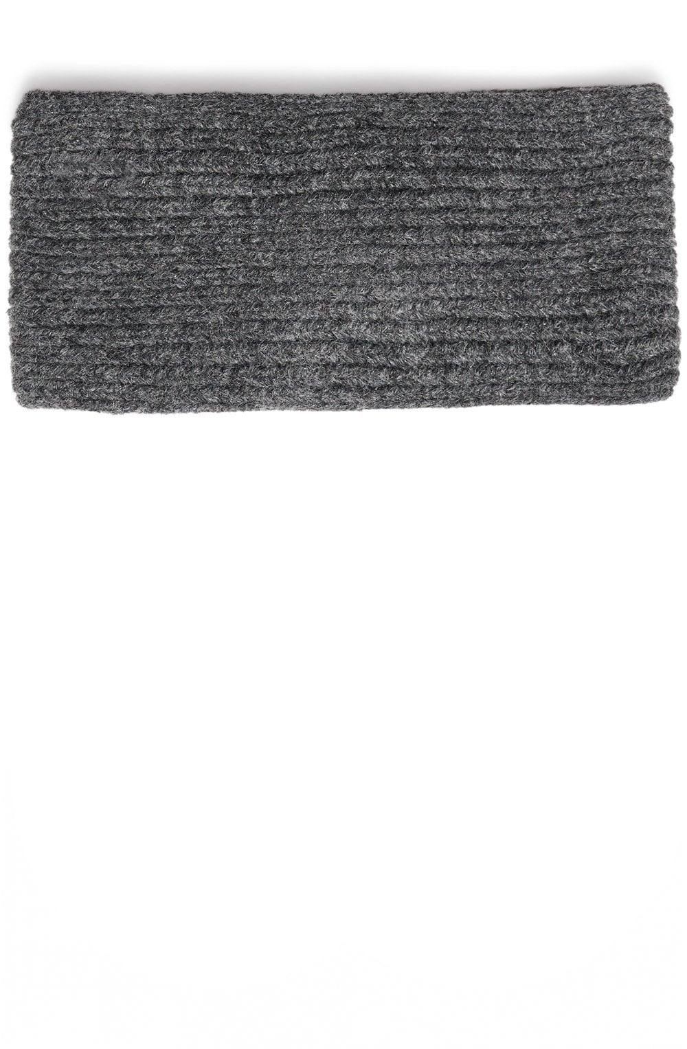 Dark Grey Diamante Knitted Headband