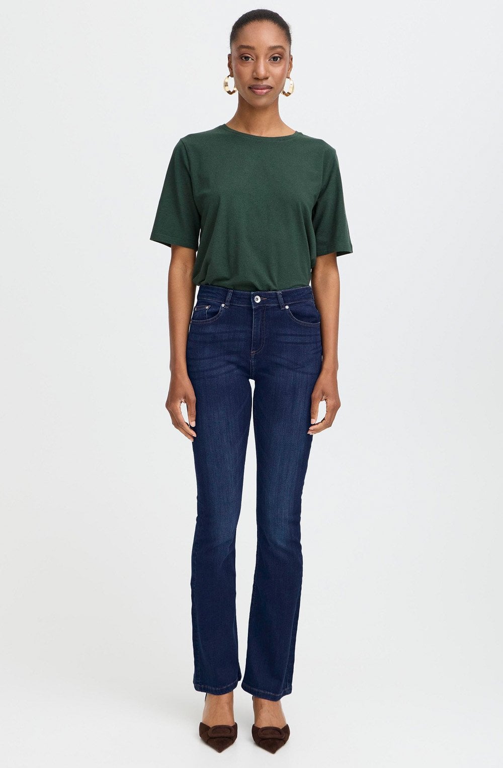 Dark Ink Lola Luni Flared Jeans