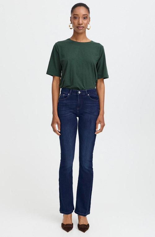 Dark Ink Lola Luni Flared Jeans