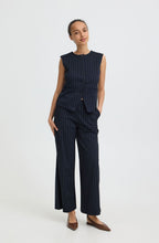 Dark Sapphire Pinstripe Tailored Waistcoat
