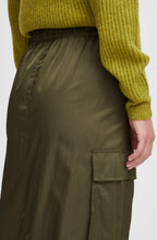 Datine Olive Night Cargo Skirt