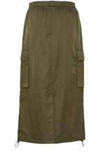 Datine Olive Night Cargo Skirt
