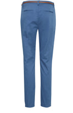 Days True Navy Cigarette Trousers With Belt