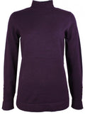 Deep Purple High Neck Jumper