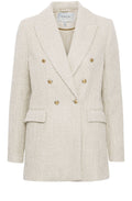 Desi Birch Textured Tweed Blazer