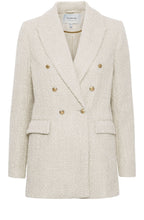Desi Birch Textured Tweed Blazer