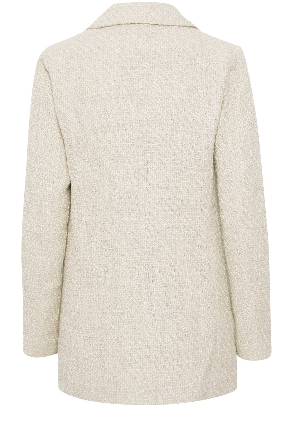 Desi Birch Textured Tweed Blazer