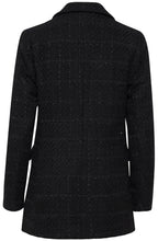Deso Black Textured Tweed Blazer