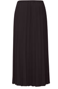 Deson Black Pleated Midi Skirt