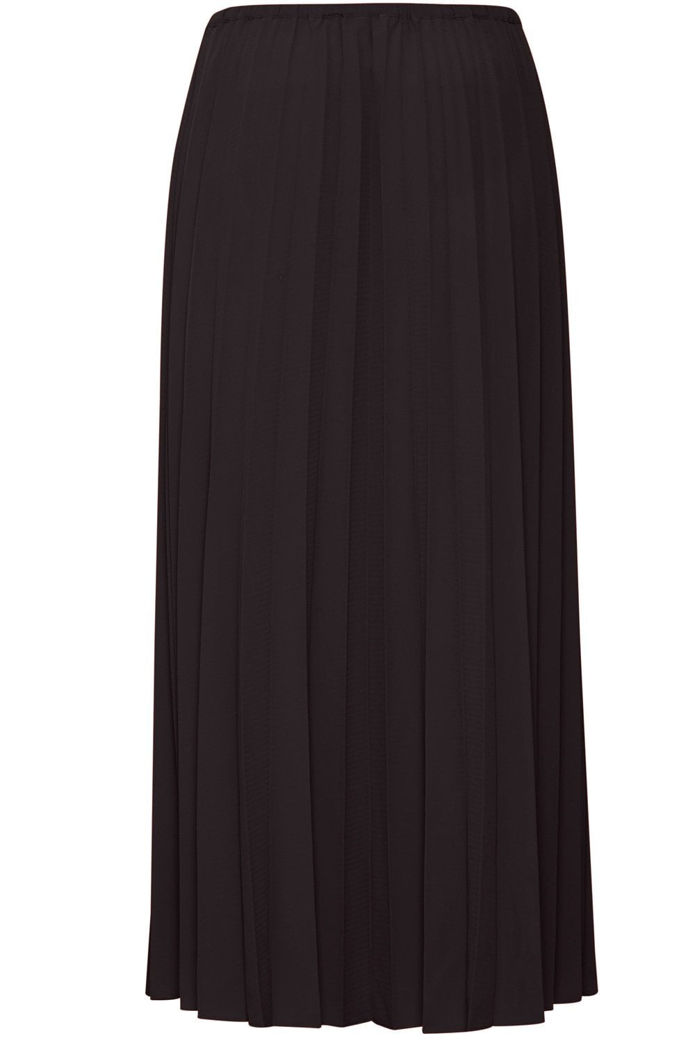 Deson Black Pleated Midi Skirt
